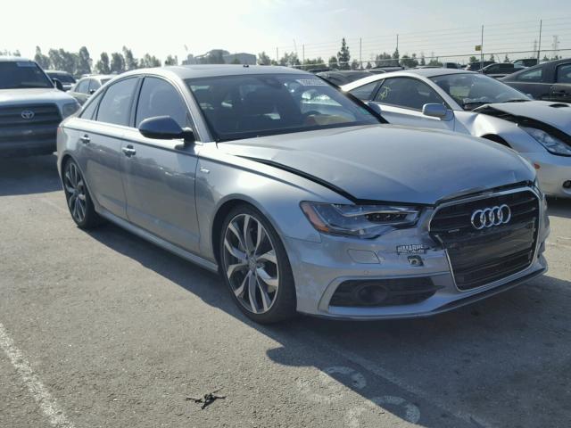 WAUHGAFC8CN166583 - 2012 AUDI A6 PRESTIG GRAY photo 1