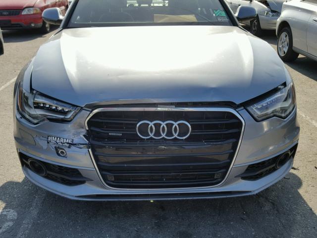 WAUHGAFC8CN166583 - 2012 AUDI A6 PRESTIG GRAY photo 9