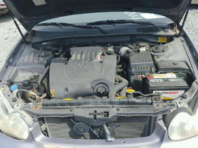 KMHWF25H35A210527 - 2005 HYUNDAI SONATA GL SILVER photo 7