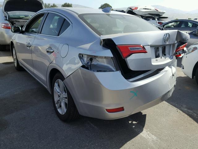 19VDE1F34DE016850 - 2013 ACURA ILX 20 SILVER photo 3