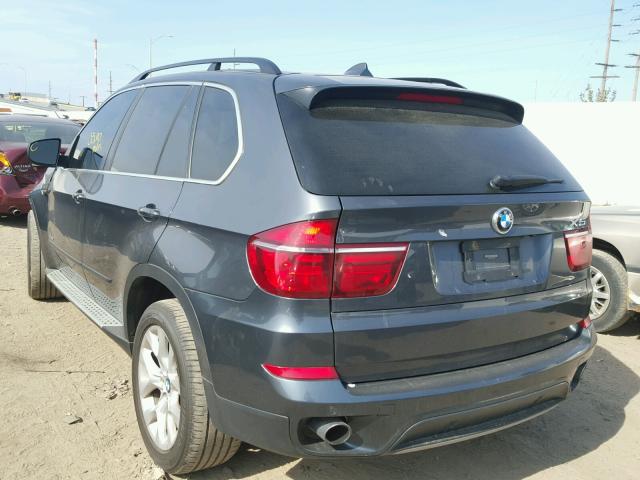 5UXZV4C54D0E04031 - 2013 BMW X5 XDRIVE3 BLACK photo 3