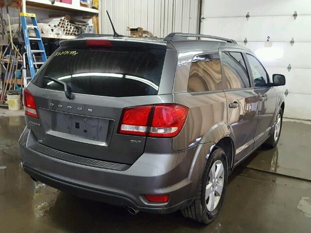 3C4PDDBG5CT285824 - 2012 DODGE JOURNEY SX GRAY photo 4