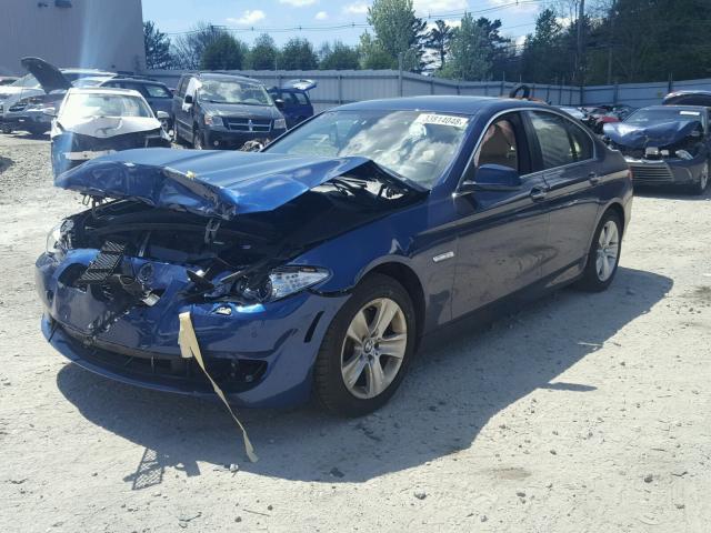 WBAXH5C54DD112047 - 2013 BMW 528 XI BLUE photo 2