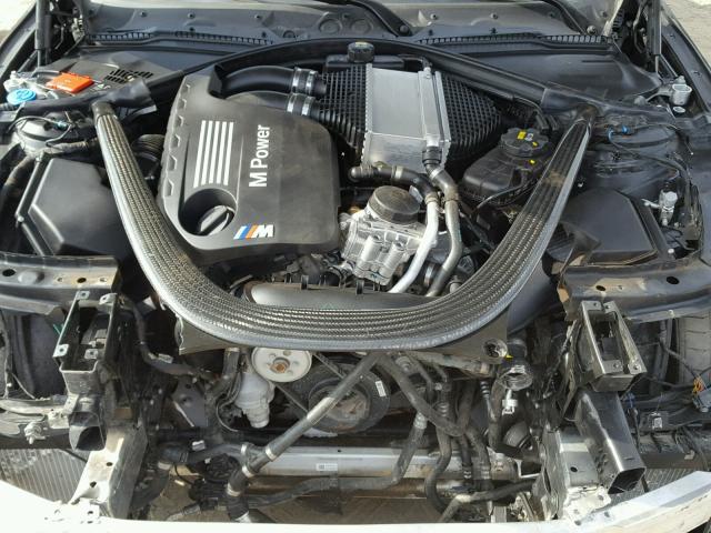 WBS3R9C38HA014336 - 2017 BMW M4 BLACK photo 7