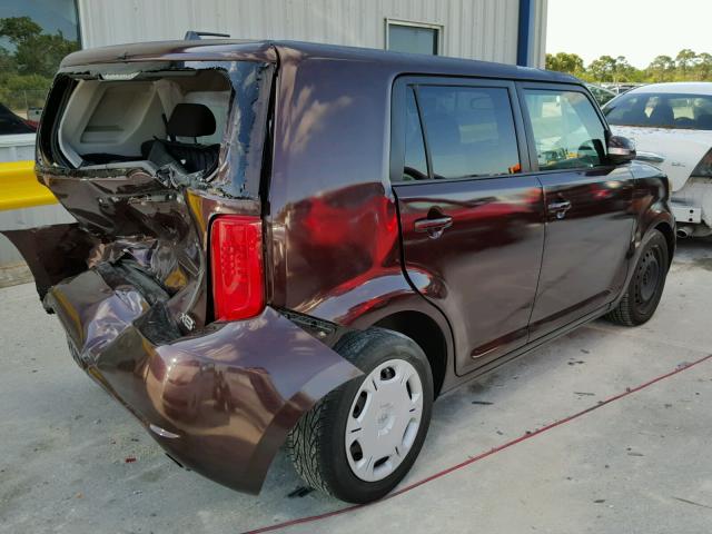 JTLKE50E481018711 - 2008 TOYOTA SCION XB ბურგუნდია ფოტო 4