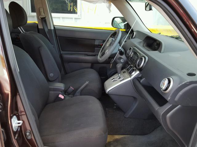 JTLKE50E481018711 - 2008 TOYOTA SCION XB ბურგუნდია ფოტო 5