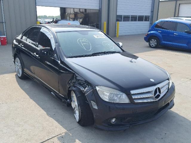 WDDGF56X09R062964 - 2009 MERCEDES-BENZ C 350 BLACK photo 1