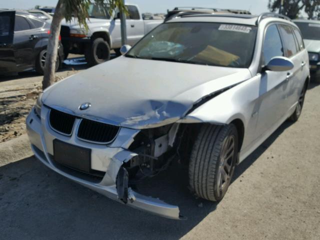 WBAVT13596KW22763 - 2006 BMW 325 XIT SILVER photo 2