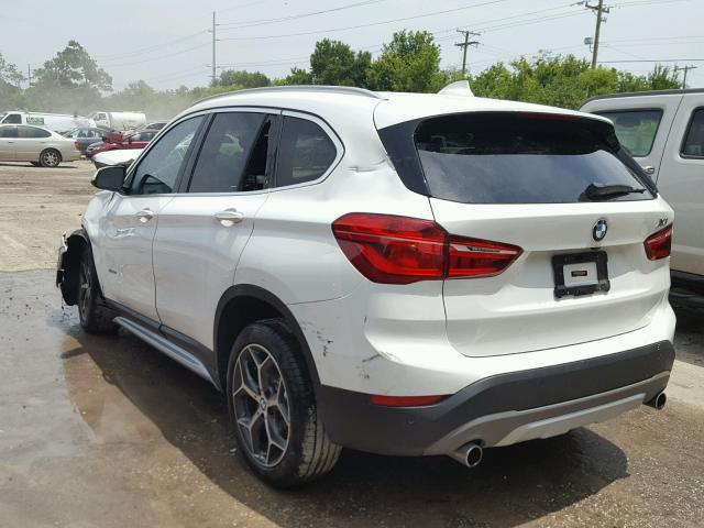 WBXHT3C33H5F67941 - 2017 BMW X1 XDRIVE2 WHITE photo 3