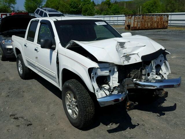 1GTH6MFE6C8106860 - 2012 GMC CANYON SLE WHITE photo 1