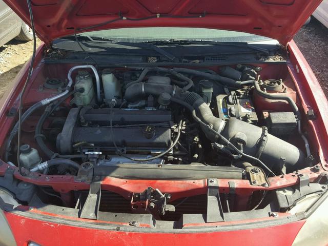 3FAFP11321R109698 - 2001 FORD ESCORT ZX2 RED photo 7