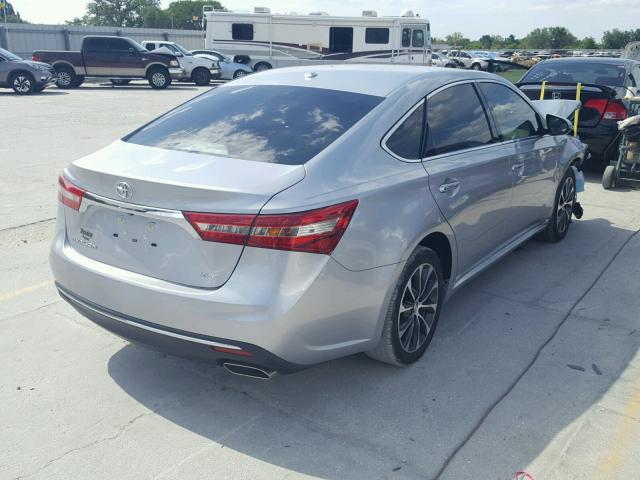 4T1BK1EB4JU275069 - 2018 TOYOTA AVALON XLE SILVER photo 4