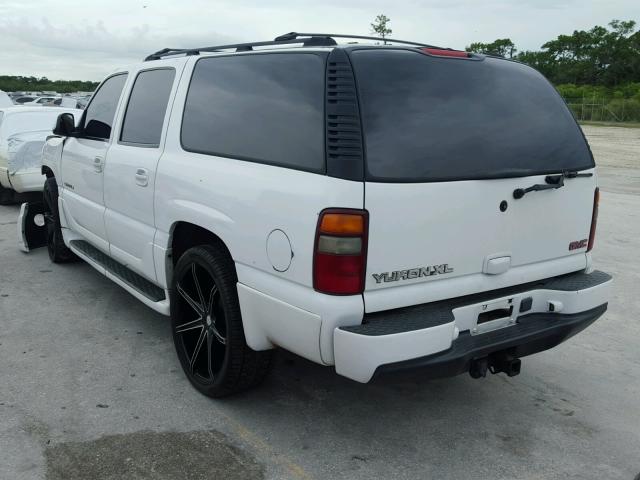 1GKFK66U42J258735 - 2002 GMC DENALI XL WHITE photo 3