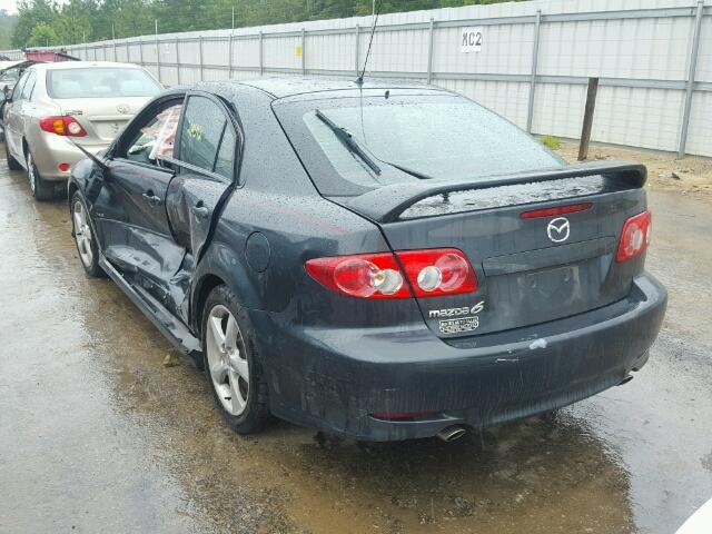 1YVHP84D555M12672 - 2005 MAZDA 6 S GRAY photo 3