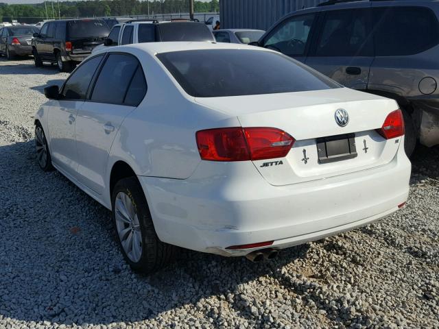 3VW2K7AJ2BM094835 - 2011 VOLKSWAGEN JETTA BASE 白色 照片 3