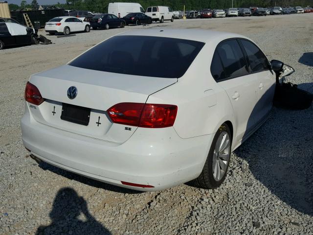 3VW2K7AJ2BM094835 - 2011 VOLKSWAGEN JETTA BASE 白色 照片 4