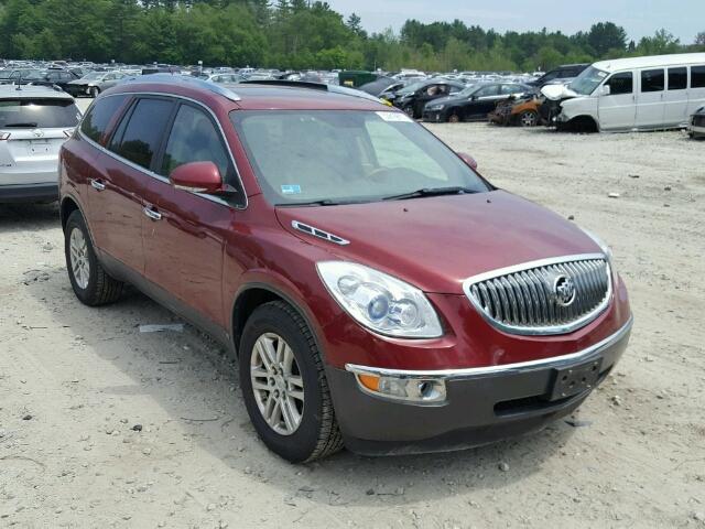 5GAEV13728J281344 - 2008 BUICK ENCLAVE RED photo 1