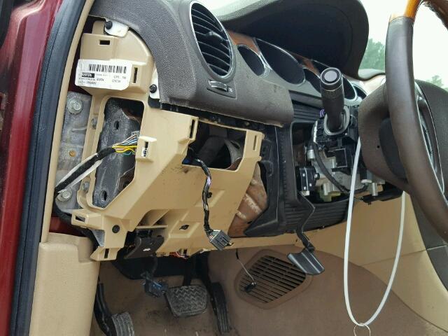 5GAEV13728J281344 - 2008 BUICK ENCLAVE წითელი ფოტო 9