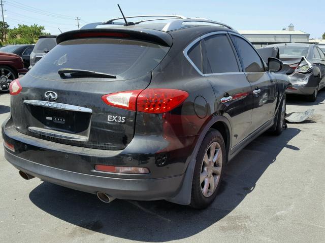 JNKAJ09F38M359953 - 2008 INFINITI EX35 BASE BLACK photo 4