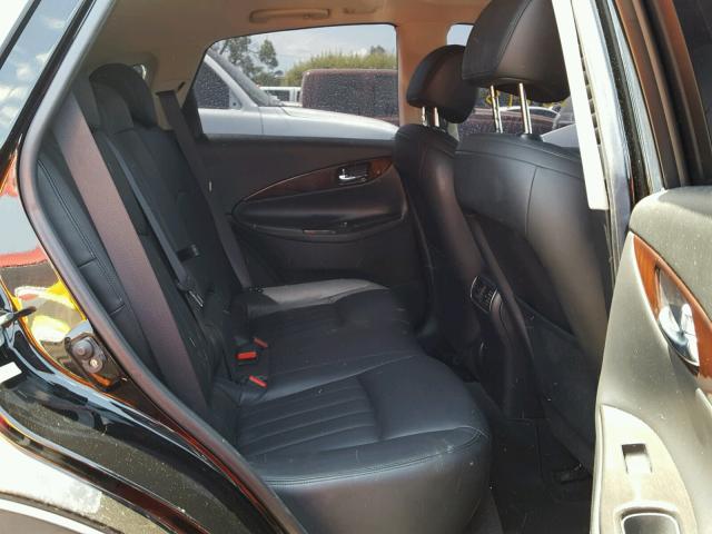 JNKAJ09F38M359953 - 2008 INFINITI EX35 BASE BLACK photo 6