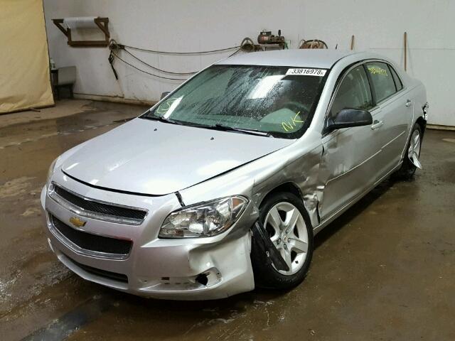 1G1ZG57B29F240287 - 2009 CHEVROLET MALIBU LS ვერცხლისფერი ფოტო 2