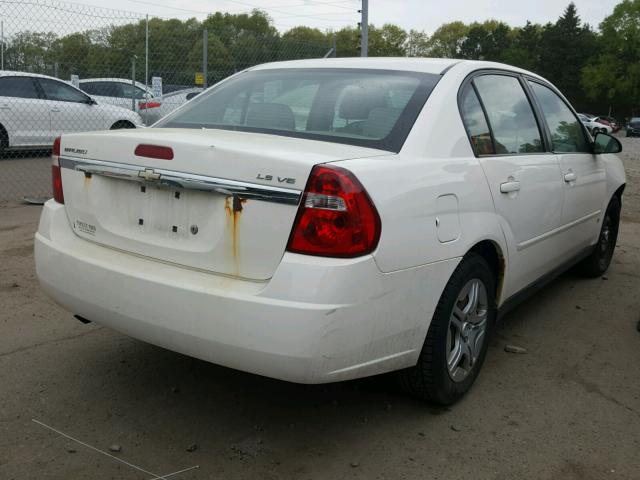 1G1ZS58N87F240816 - 2007 CHEVROLET MALIBU LS თეთრი ფოტო 4