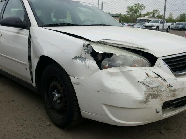 1G1ZS58N87F240816 - 2007 CHEVROLET MALIBU LS თეთრი ფოტო 9