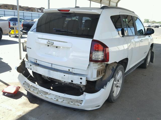 1C4NJDBB0GD566705 - 2016 JEEP COMPASS SP WHITE photo 4