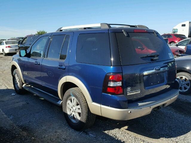 1FMEU74E76UA50934 - 2006 FORD EXPLORER E BLUE photo 3