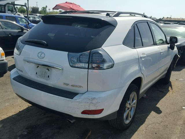 JTJHW31U962006975 - 2006 LEXUS RX 400 WHITE photo 4