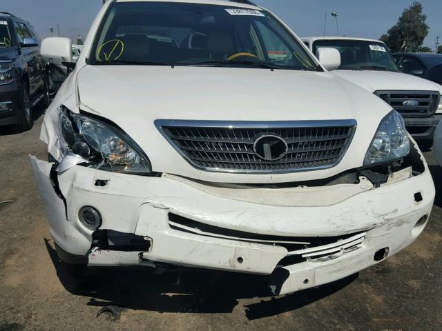 JTJHW31U962006975 - 2006 LEXUS RX 400 WHITE photo 9