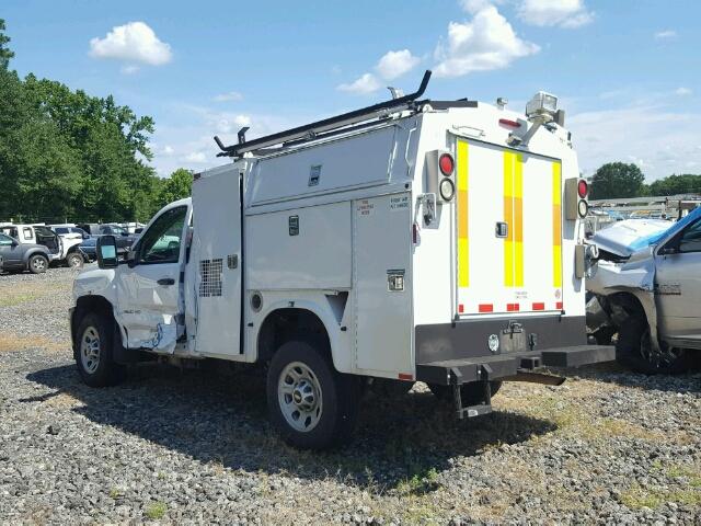 1GB3CZCG5DF238452 - 2013 CHEVROLET SILVERADO WHITE photo 3