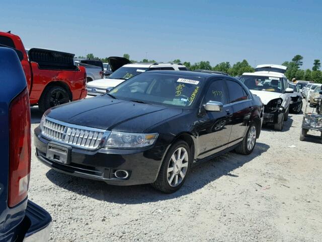 3LNHM26T68R605734 - 2008 LINCOLN MKZ BLACK photo 2