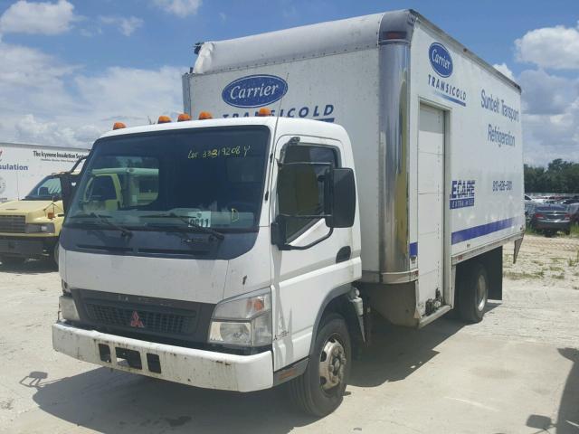 JL6CCG1S37K001808 - 2007 MITSUBISHI FUSO TRUCK OF FE 85D WHITE photo 2