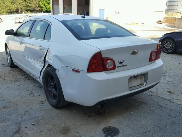 1G1ZC5EB3A4151634 - 2010 CHEVROLET MALIBU 1LT 白色 照片 3