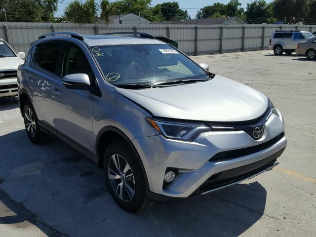 JTMWFREV2JJ170776 - 2018 TOYOTA RAV4 ADVEN SILVER photo 1