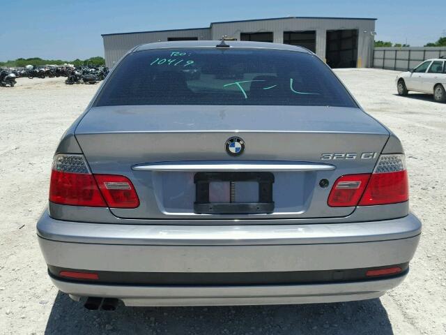 WBABD33404PL05084 - 2004 BMW 325 CI SILVER photo 9