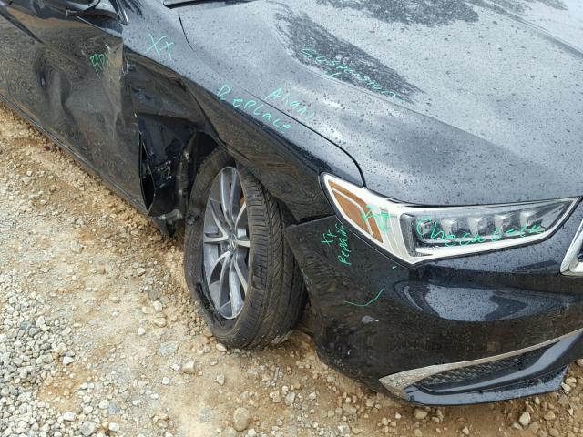 19UUB2F30JA011621 - 2018 ACURA TLX BLACK photo 9