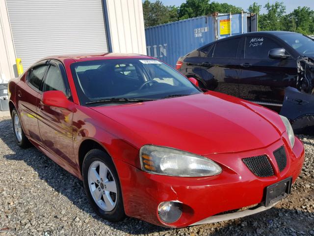 2G2WP552761274214 - 2006 PONTIAC GRAND PRIX RED photo 1