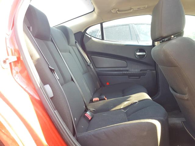 2G2WP552761274214 - 2006 PONTIAC GRAND PRIX RED photo 6