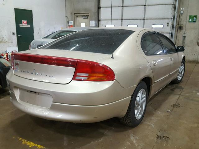 2B3HD46R91H694027 - 2001 DODGE INTREPID S Qızıl foto 4
