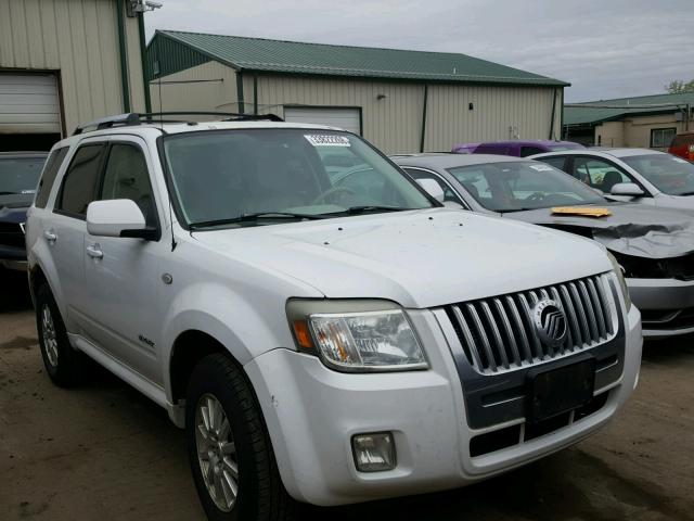 4M2CU97198KJ08776 - 2008 MERCURY MARINER PR WHITE photo 1