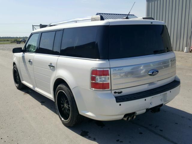 2FMGK5DC9BBD36009 - 2011 FORD FLEX LIMIT WHITE photo 3