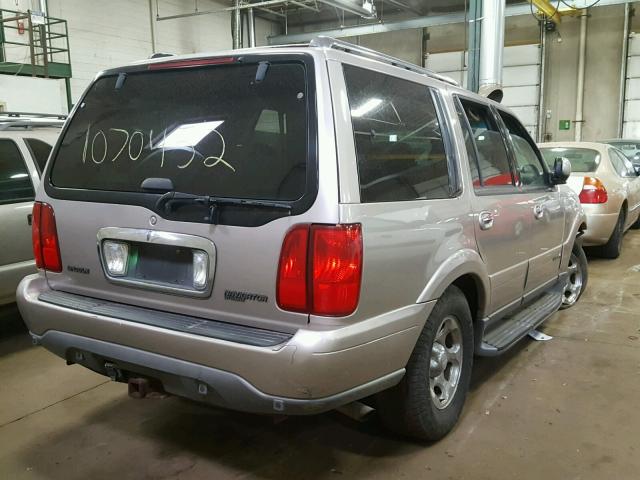 5LMFU28R11LJ33789 - 2001 LINCOLN NAVIGATOR TAN photo 4