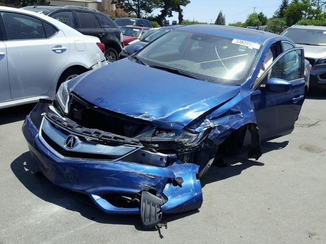 19UDE2F70GA010696 - 2016 ACURA ILX PREMIU BLUE photo 2