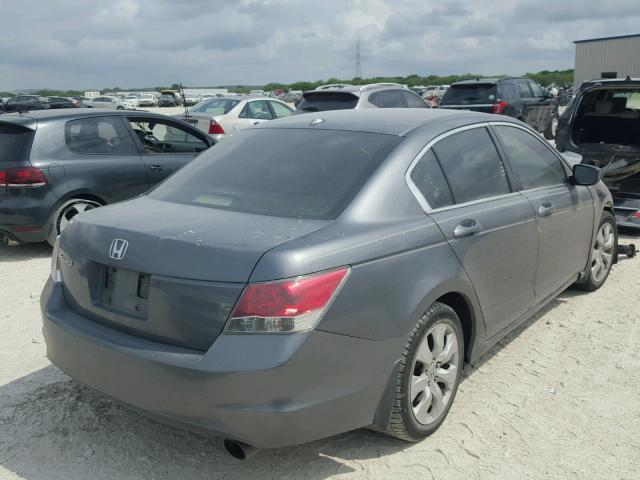 JHMCP26878C007540 - 2008 HONDA ACCORD EXL GRAY photo 4