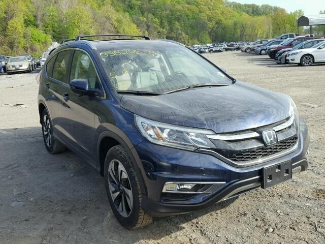 5J6RM4H97FL043354 - 2015 HONDA CR-V TOURI BLUE photo 1