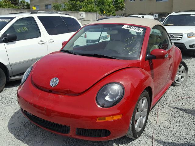 3VWRF31Y47M423437 - 2007 VOLKSWAGEN NEW BEETLE 红色 照片 2
