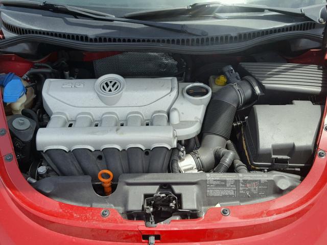 3VWRF31Y47M423437 - 2007 VOLKSWAGEN NEW BEETLE 红色 照片 7