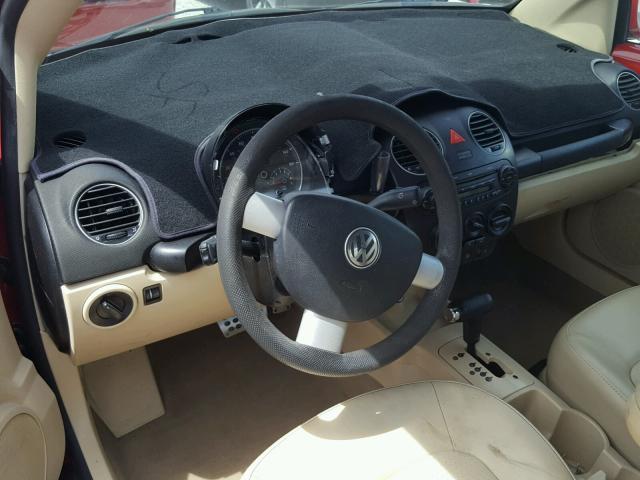 3VWRF31Y47M423437 - 2007 VOLKSWAGEN NEW BEETLE 红色 照片 9